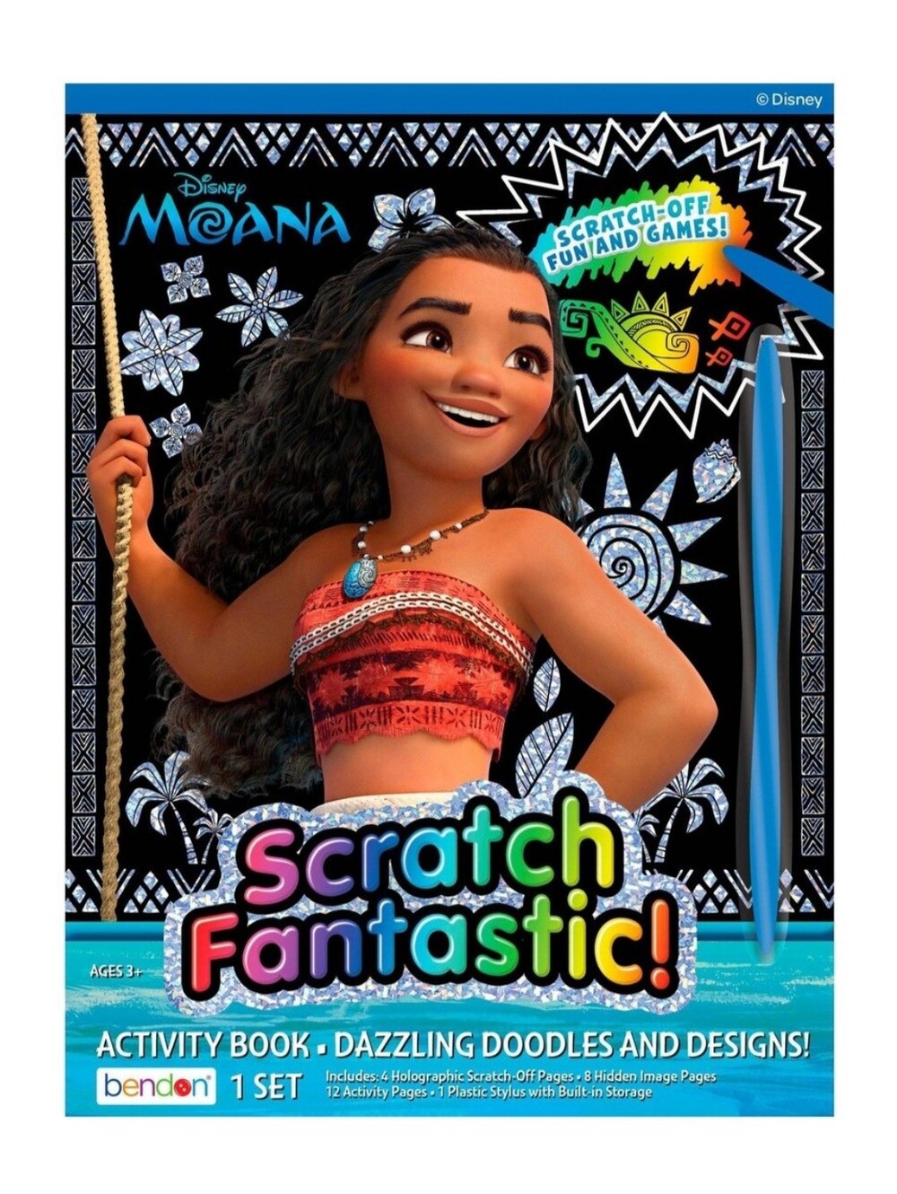 Disney Moana "Scratch Fantastic!" Activity Book